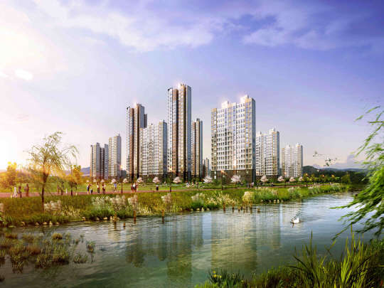 청주 테크노폴리스 우미린 투시도  우미건설 제공